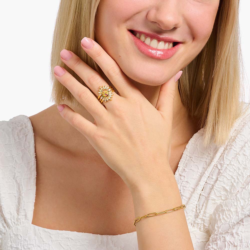 Thomas Sabo Charm Club Charming Festival multicoloured ring TR2458 488 7 watchesonline