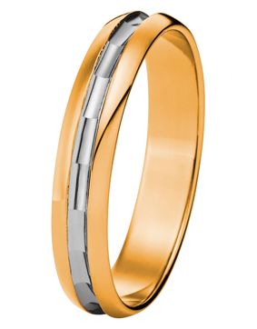 Kohinoor Engagement Ring 3,5mm ; 14K gold 003-010