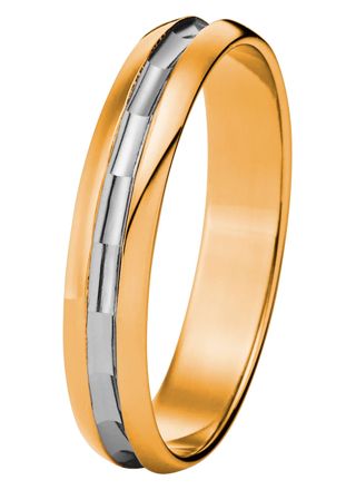 Kohinoor Engagement Ring 3,5mm ; 14K gold 003-010