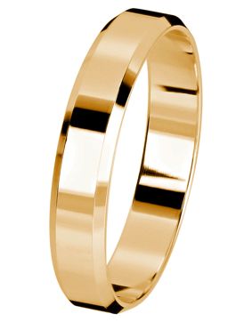 Kohinoor yellow gold engagement ring 4 mm 003-614