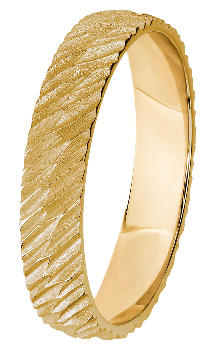 Kohinoor Myrsky yellow gold engagement ring 003-640