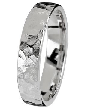 Kohinoor Duetto Gold Rock 5 mm white gold ring 003-807V