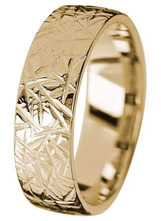 Kohinoor Duetto Gold Ice 7 mm yellow gold ring 003-815