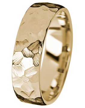 Kohinoor Duetto Gold Rock 7 mm yellow gold ring 003-817