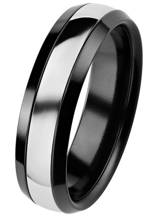 Kohinoor  006-092V Black Duetto engagement ring