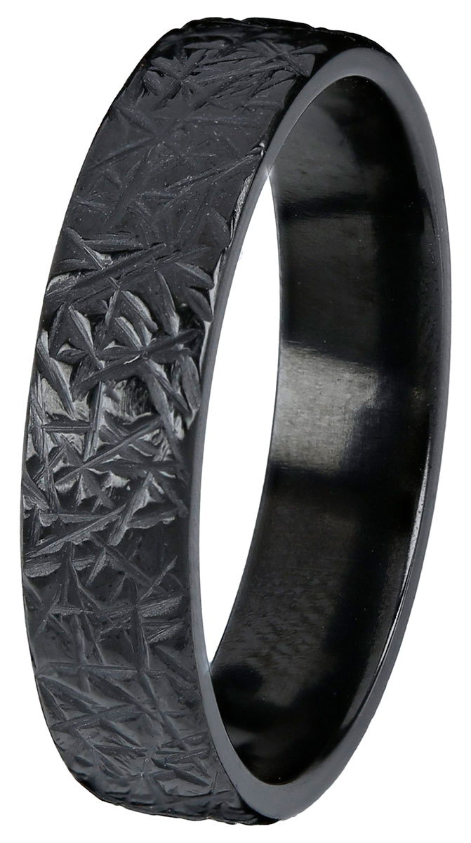 Kohinoor Duetto Black Ice 5 mm zirconium ring 006-805
