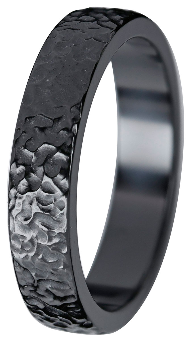 Kohinoor Duetto Black Frost 5 mm zirconium ring 006-806