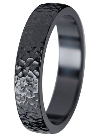Kohinoor Duetto Black Frost 5 mm zirconium ring 006-806