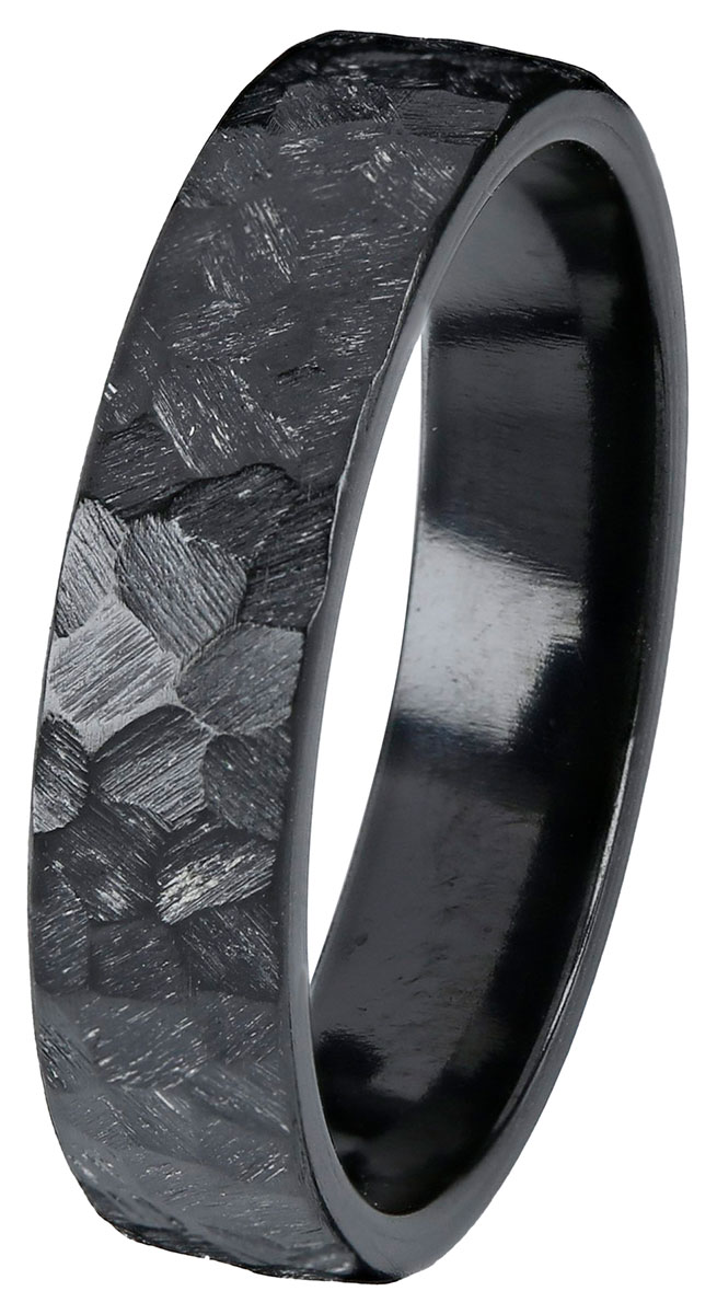 Kohinoor Duetto Black Rock 5 mm zirconium ring 006-807