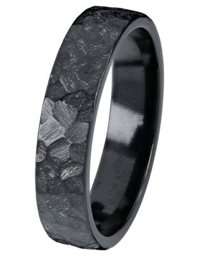 Kohinoor Duetto Black Rock 5 mm zirconium ring 006-807