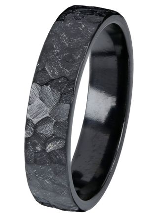 Kohinoor Duetto Black Rock 5 mm zirconium ring 006-807