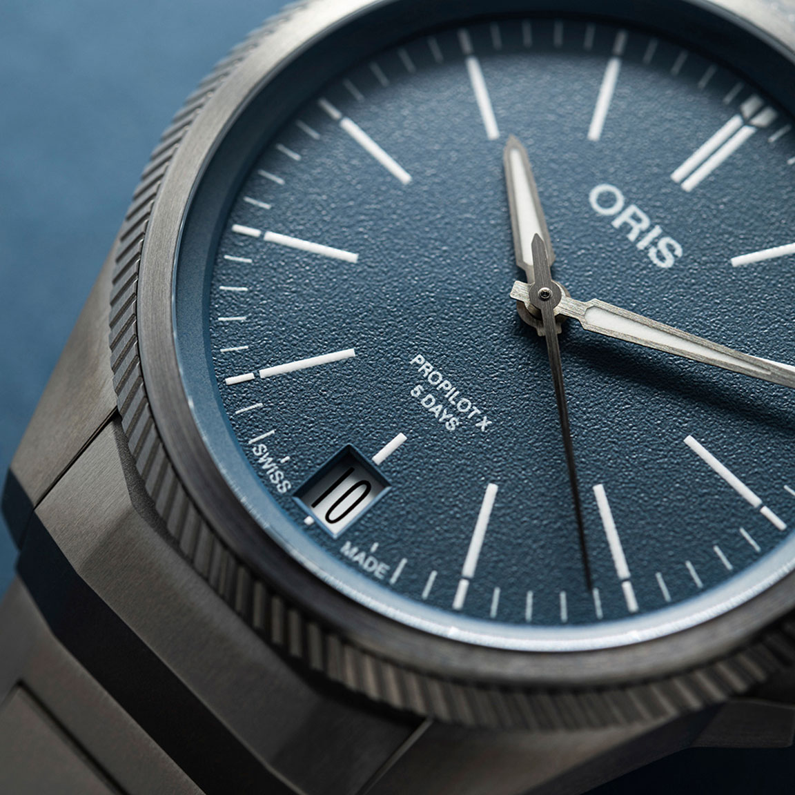 Oris ProPilot X Calibre 400 Blue 01 400 7778 7155-07 7 20 01TLC