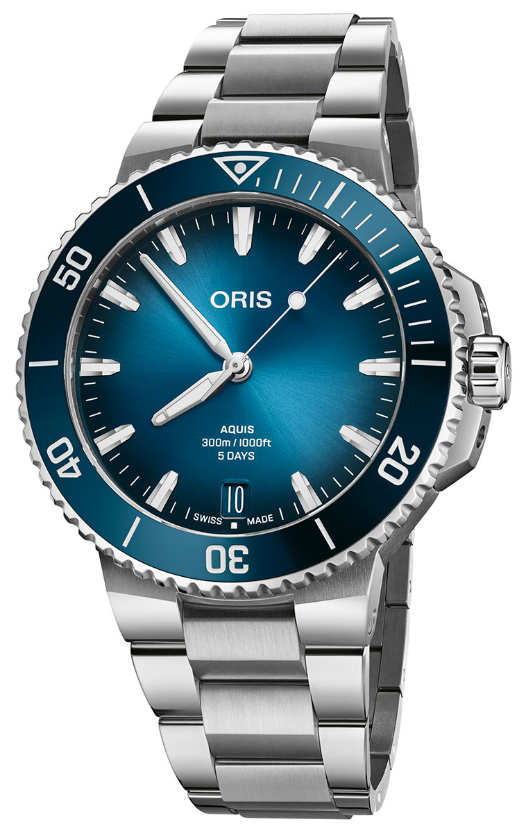 Oris Aquis Date Calibre 400 43.50 mm Blue 01 400 7790 4135-07 8 23 02PEB