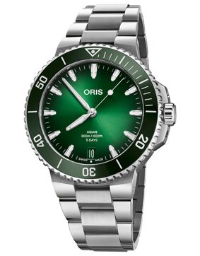 Oris Aquis Date Calibre 400 43.50 mm Green 01 400 7790 4157-07 8 23 02PEB