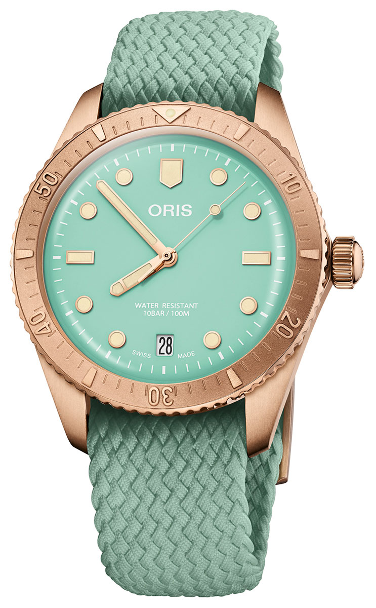 Oris Divers Sixty-Five Bronze Cotton Candy Edition 01 733 7771 3157-07 3 19 03BR