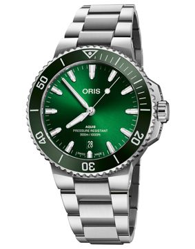 Oris Aquis Date 41.50 mm Green 01 733 7787 4157-07 8 22 04PEB