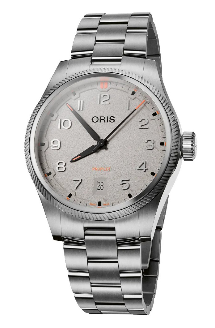 Oris ProPilot Date Chalk 01 733 7805 4163-07 8 20 04LC