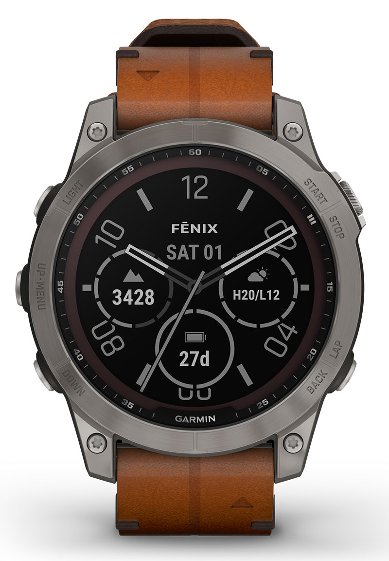 Garmin Fenix 7 Pro Sapphire Solar Titanium/Chestnut Leather Band Unboxing 