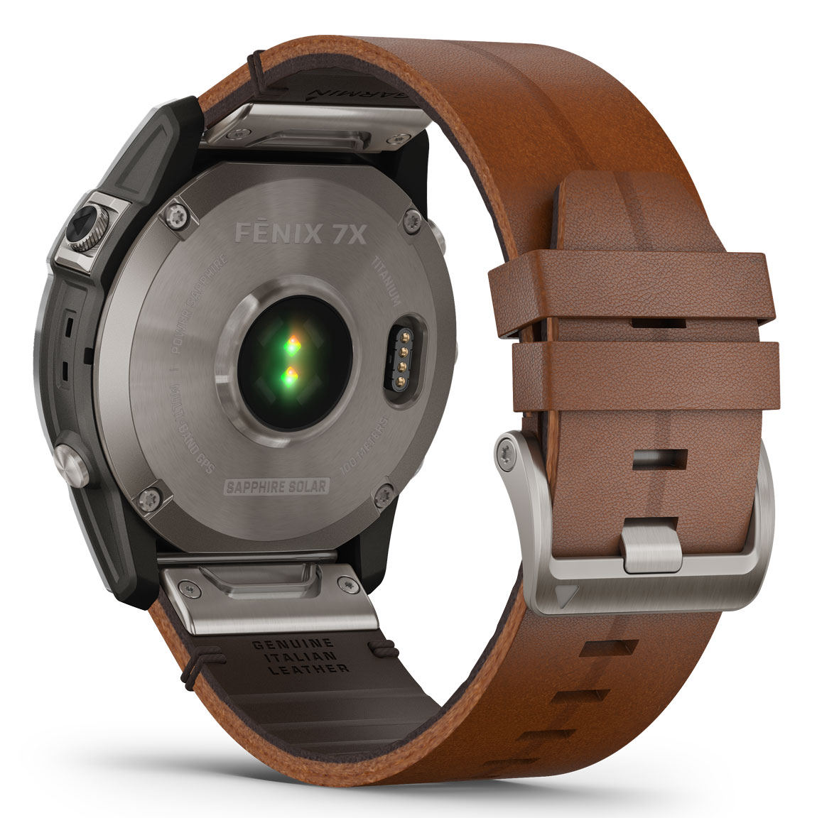 Garmin Fenix 7X Sapphire Solar Titanium with Chestnut Garmin Fenix 7X Sapphire Solar Titanium with Chestnut
