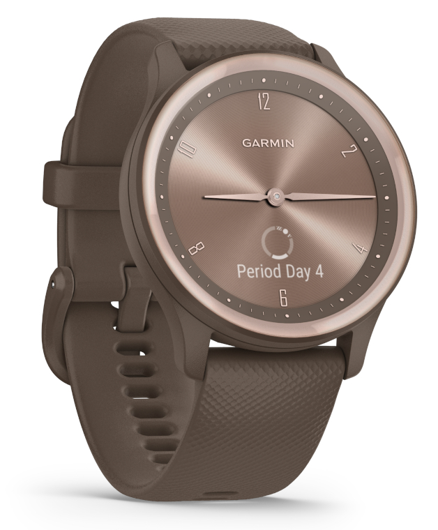 Garmin Vivomove Sport Cocoa Peach Gold 010-02566-02 - watchesonline.com