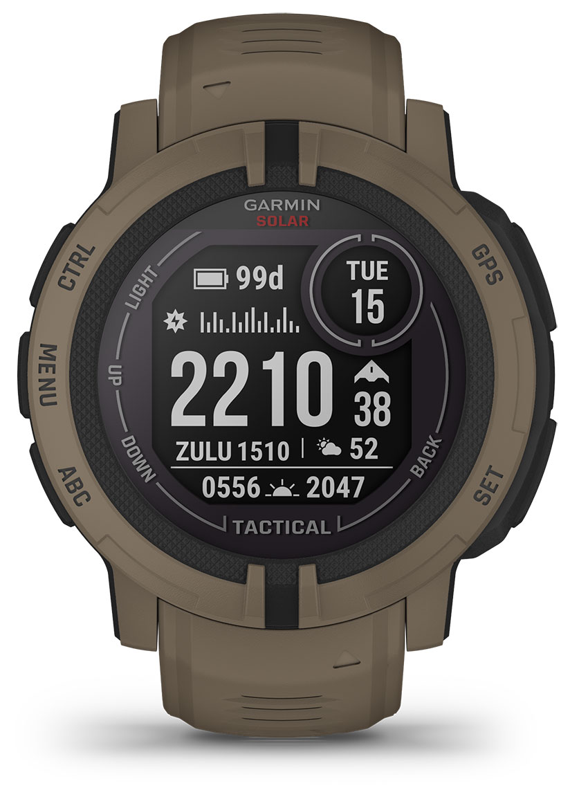 Garmin Instinct 2 Solar Tactical Edition Coyote Tan 010-02627-04