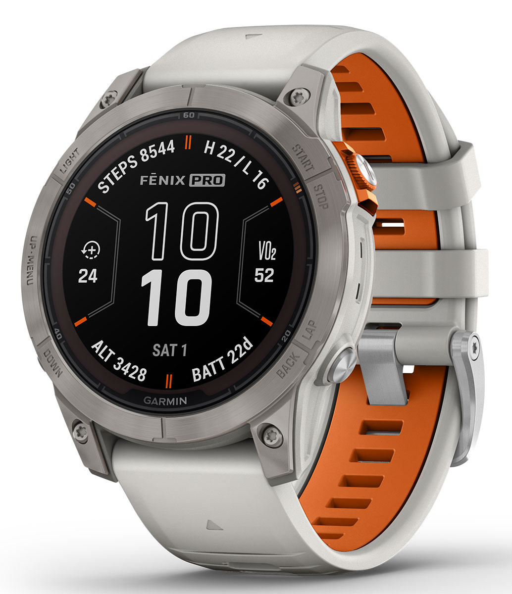 Bracelet silicone Garmin Fenix 7 (orange) 