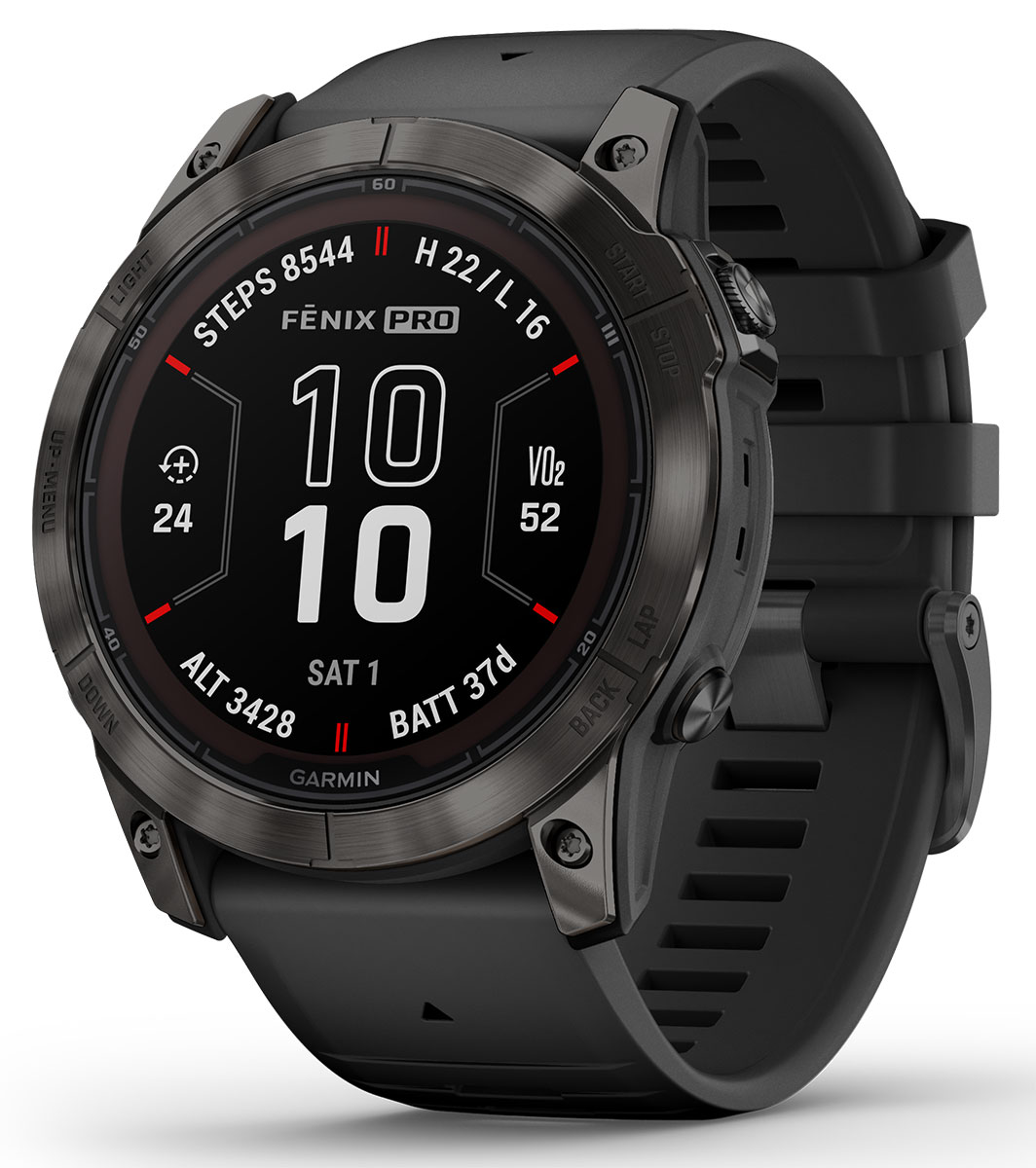 Garmin Fenix 7X Pro Sapphire Solar Edition Carbon Gray DLC