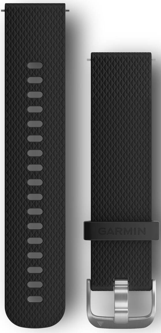 Garmin Vivoactive 3 Quick release Black Silicone Strap 010-12561-02