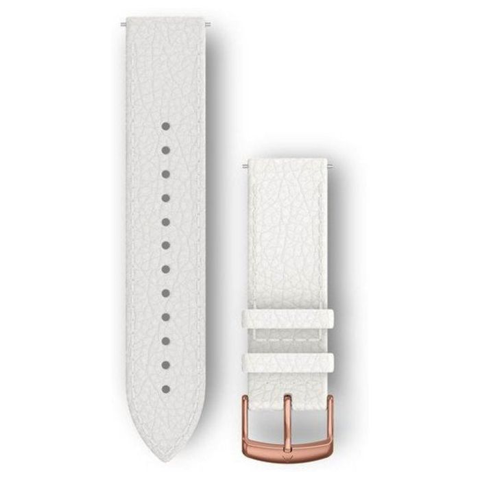 Garmin Vivomove HR leather strap White 010-12691-0B
