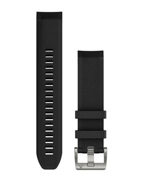 Garmin QuickFit 22mm Black Silicone Strap 010-12738-05