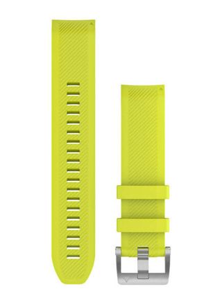Garmin QuickFit 22mm Amp Yellow Silicone Strap 010-12738-16