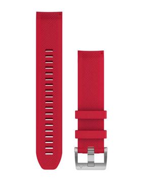 Garmin QuickFit 22mm Plasma Red Silicone Strap 010-12738-17