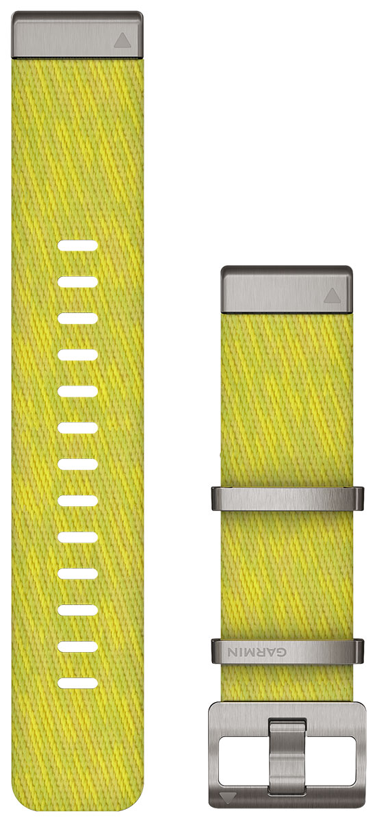 Garmin MARQ Quickfit 22 mm Yellow Nylon Strap 010-12738-23