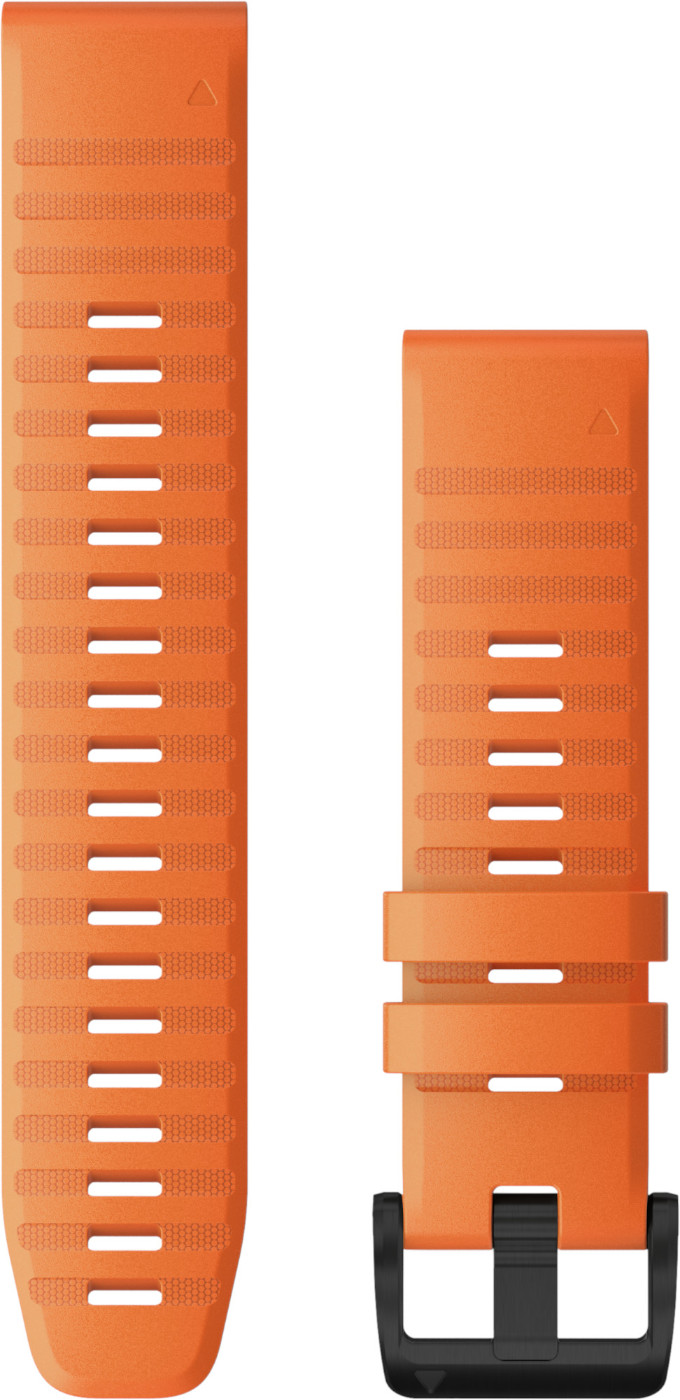 Garmin Quickfit 22mm orange silicone strap 010-12863-01