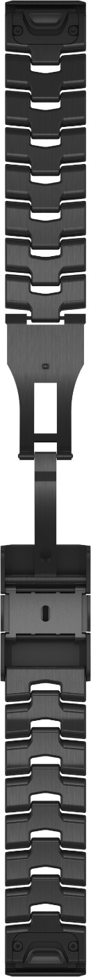 Garmin Quickfit 22mm breathable dark grey DLC titanium strap 010