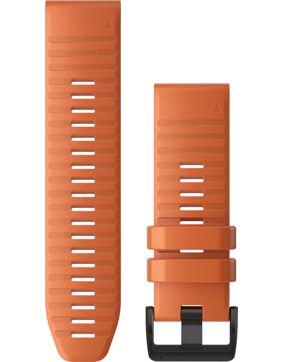 Garmin Quickfit 26mm orange silicone strap 010-12864-01