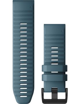 Garmin Quickfit 26mm blue silicone strap 010-12864-03