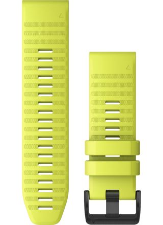 ⇒ Bracelet QuickFit™, 26mm, Silicone, Gris / Orange - Garmin-010