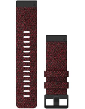 Garmin Quickfit 26mm red nylon strap 010-12864-06