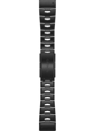 Garmin Quickfit 26mm breathable black DLC titanium strap 010-12864-09