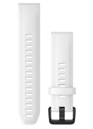 Garmin Fenix 6S Quickfit 20mm white silicone strap 010-12865-00