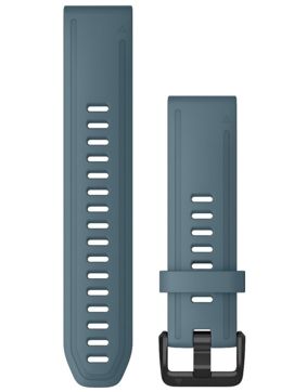 Garmin Quickfit 20mm blue silicone strap 010-12870-00