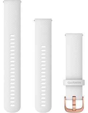 Garmin White Quick release -Silicone Strap 20mm 010-12924-10