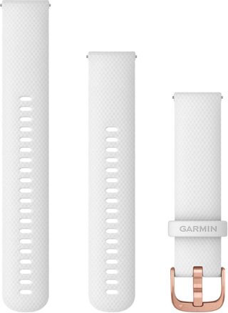 Garmin White Quick release -Silicone Strap 20mm 010-12924-10