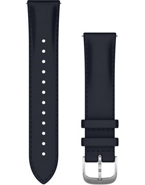 Garmin Vivomove Luxe blue Quick release leather strap 20mm 010-12924-20
