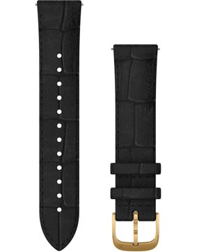 Garmin black Quick release leather strap 20mm 010-12924-22