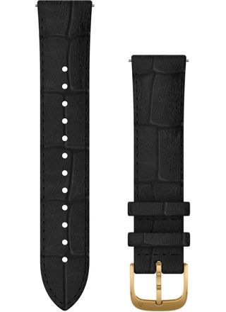 Garmin black Quick release leather strap 20mm 010-12924-22