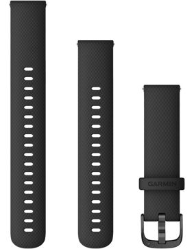Garmin Black Quick release -Silicone Strap 18mm 010-12932-01