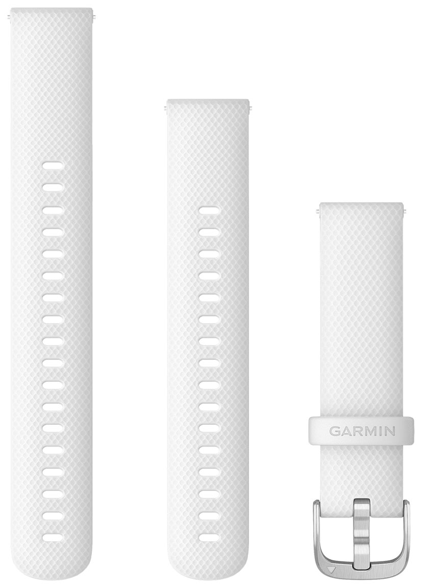 Garmin Quick Release Silicone Strap White 18 mm 010-12932-0B