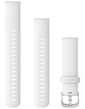 Garmin Quick Release Silicone Strap White 18 mm 010-12932-0B
